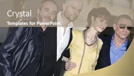  Presentation with james bond - Colorful slides enhanced with valencia-spain-2008-november-6th backdrop and a coral colored foreground