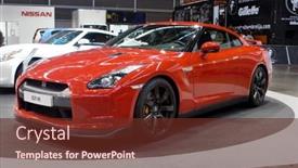  Presentation with car nissan - Slides featuring valencia-spain-december-4 background and a tawny brown colored foreground