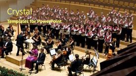  Presentation with musica - Audience pleasing slides consisting of valencia-spain-december-4 backdrop and a tawny brown colored foreground