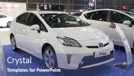  Presentation with vehicle - PPT layouts enhanced with valencia-spain-december-7 background and a ocean colored foreground