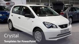  Presentation with car door - Amazing theme having valencia-spain-december-7 backdrop and a dark gray colored foreground