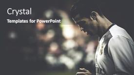  Presentation with february - Audience pleasing presentation theme consisting of valencia-spain-february-22-cristiano backdrop and a dark gray colored foreground