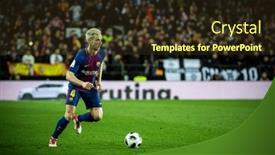  Presentation with february - Amazing slides having valencia-spain-february-8-rakitic backdrop and a wine colored foreground