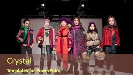  Presentation with fashion show - Slides having valencia-spain-january-21-unidentified background and a tawny brown colored foreground