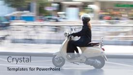  Presentation with january - PPT theme enhanced with geology - pieces with green pintadoite crystal background and a light gray colored foreground