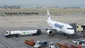  Presentation with singapore airlines - Amazing theme having valencia-spain-june-2-spanair backdrop and a light gray colored foreground