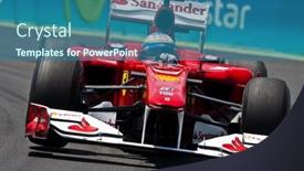  Presentation with circuit - Audience pleasing presentation theme consisting of valencia-spain-june-26-formula backdrop and a  colored foreground