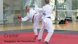  Presentation with police fire - Theme consisting of valencia-spain-june-8-contestants background and a coral colored foreground