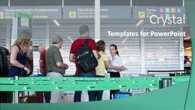  Presentation with airport security - Cool new PPT theme with valencia-spain-june-9-2016 backdrop and a gray colored foreground