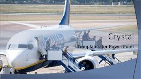  Presentation with ryanair - Cool new slides with valencia-spain-may-26-ryanair backdrop and a light blue colored foreground