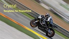  Presentation with circuit - PPT layouts with valencia-spain-november-9-carmelo background and a coral colored foreground