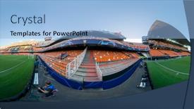  Presentation with champions league - Amazing slide set having valencia-spain-octuber-2-360 backdrop and a light blue colored foreground