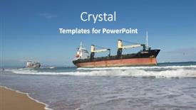  Presentation with cargo - Presentation theme enhanced with valencia-spain-sept-30 background and a teal colored foreground