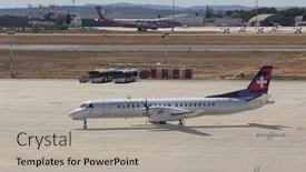  Presentation with runway - Cool new theme with valencia-spain-september-11-2014 backdrop and a light gray colored foreground