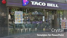  Presentation with taco - Presentation theme with valencia-spain-september-20-2015 background and a dark gray colored foreground