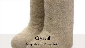  Presentation with russian - Cool new PPT layouts with valenki - russian felt boots backdrop and a coral colored foreground