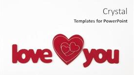  Presentation with valentine - Audience pleasing slide deck consisting of valentine-day-background-with-red backdrop and a white colored foreground