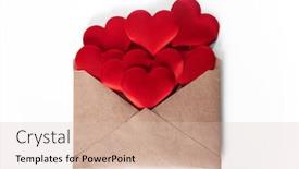  Presentation with craft - Beautiful slides featuring valentine-day-love-letter-envelope backdrop and a soft green colored foreground