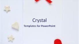  Presentation with valentine - PPT theme consisting of valentine love card with bow heart stars and empty sheet of white paper greeting card background and a sky blue colored foreground