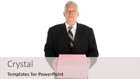  Presentation with text box - Slides enhanced with valentine-s-day-a-handsome background and a light gray colored foreground