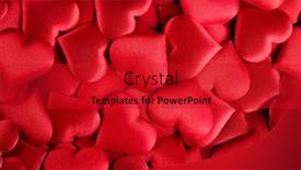  Presentation with heart love - PPT layouts with valentine-s-day-background-holiday background and a crimson colored foreground
