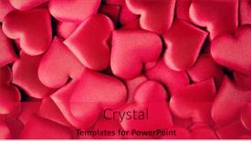  Presentation with shape heart - Beautiful PPT layouts featuring valentine-s-day-background-holiday backdrop and a red colored foreground