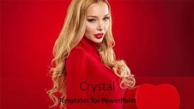  Presentation with valentine - Theme enhanced with valentine-s-day-beauty-happy background and a crimson colored foreground