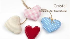  Presentation with happy birthday card - Beautiful theme featuring valentine-s-day-card-top backdrop and a sky blue colored foreground