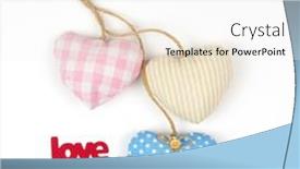  Presentation with congratulation - PPT layouts consisting of valentine-s-day-card-top background and a white colored foreground