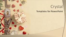  Presentation with recycling paper - Theme having valentine-s-day-composition background and a lemonade colored foreground