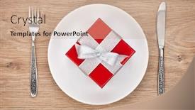  Presentation with valentine - PPT theme having collage of images from famous location in scotland uk background and a gray colored foreground