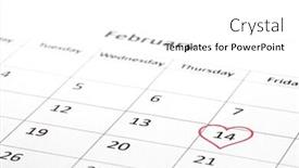  Presentation with 2020 - Cool new slide deck with valentine-s-day-holiday backdrop and a white colored foreground