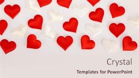  Presentation with love frame - Slide deck with valentine-s-day-many-red background and a lemonade colored foreground