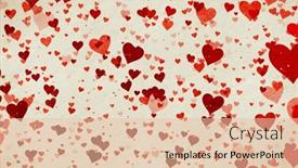  Presentation with valentine - Colorful PPT layouts enhanced with valentine-s-day-vintage-background backdrop and a lemonade colored foreground