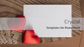  Presentation with love frame - Colorful slide set enhanced with valentine-s-day-white-blank backdrop and a light gray colored foreground