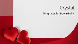  Presentation with love frame - Slide deck having valentine-s-day-white-blank background and a white colored foreground