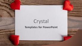  Presentation with love frame - Colorful slides enhanced with valentine-s-day-white-blank backdrop and a light gray colored foreground