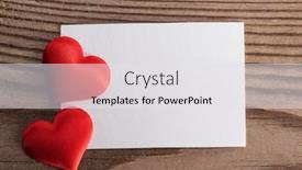  Presentation with love frame - PPT theme featuring valentine-s-day-white-blank background and a white colored foreground