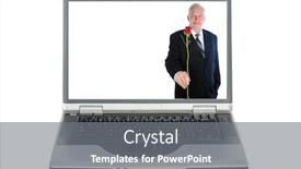  Presentation with white rose - Theme with valentines-day-a-man-holds background and a gray colored foreground