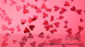  Presentation with frame pink - Amazing presentation design having valentines-day-background-frame-pink backdrop and a red colored foreground