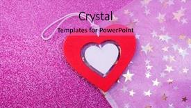  Presentation with star gold - Colorful presentation enhanced with red and white heart gold backdrop and a lilac colored foreground