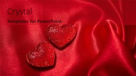  Presentation with valentine - Slide set having valentines-day-background-valentine-heart background and a crimson colored foreground