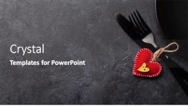  Presentation with valentines day - Presentation design consisting of valentines-day-background-with-heart background and a dark gray colored foreground