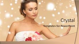  Presentation with wedding ring - Slide set enhanced with valentine's day bridal wedding background and a lemonade colored foreground