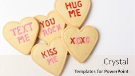  Presentation with valentines - Presentation design with valentines-day-concept-closeup background and a lemonade colored foreground