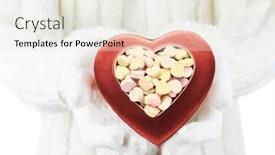  Presentation with valentines day - Slides having valentines-day-concept-woman-wearing background and a sky blue colored foreground