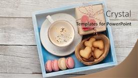  Presentation with valentines - Slide deck with valentines-day-greeting-box background and a soft green colored foreground