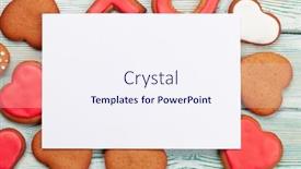  Presentation with valentines day - Slide set featuring valentines-day-greeting-card-over background and a sky blue colored foreground