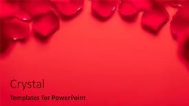  Presentation with greeting card - Presentation featuring valentines-day-greeting-card-template background and a  colored foreground