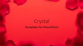  Presentation with greeting card - Presentation theme with valentines-day-greeting-card-template background and a  colored foreground